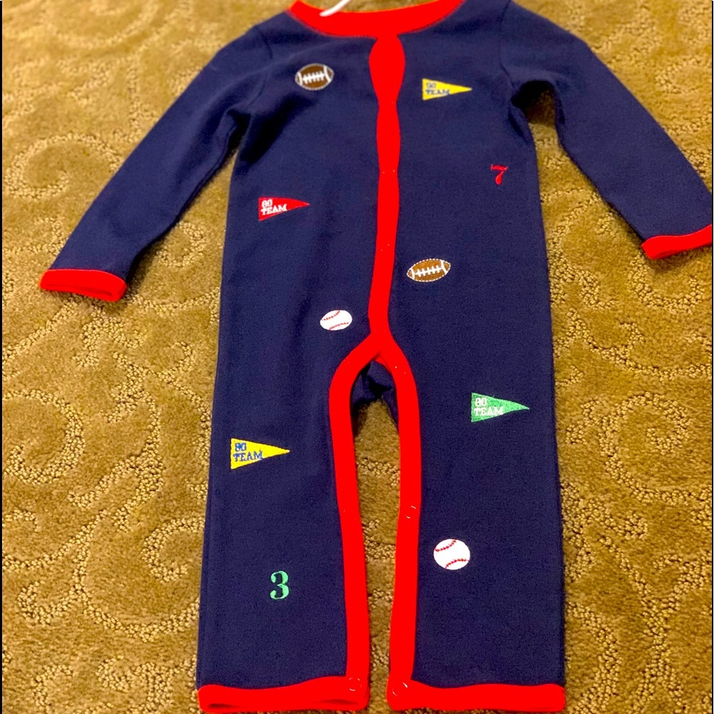 Mud pie sports outfit 6-9 months